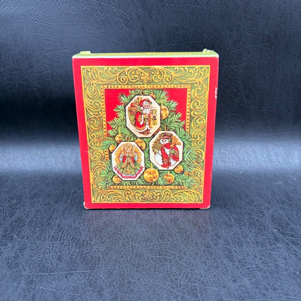 Vintage Avon Three Fragrant Tree Trimmings Mountain Pine Scented Ornaments Set